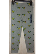 NWT GIRLS GAP HEATHER GRAY W/ NOVELTY HUMMINGBIRD PRINT LEGGINGS   SIZE ... - €13,76 EUR