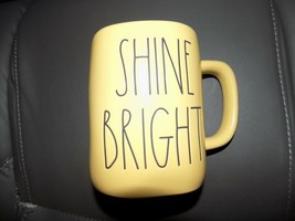 Rae Dunn Yellow Shine Bright Mug LL Artisan Collection by Magen NEW - £17.22 GBP