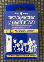 Kids Against Maturity! Let’s Go! Edition.Family Travel Game W/200 New Ca... - £8.53 GBP