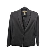 Apostrophe Stretch Black Work Career Sport Coat Suit Jacket Blazer Size 10 - £31.59 GBP