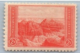 US SCOTT #741 2c Grand Canyon Used A1 - £1.17 GBP