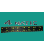 2007-2013 mercedes s63 s65 s550 rear badge emblem 4matic chrome symbol t... - $624.80 MXN