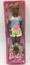 Barbie Fashionistas Doll #180 Tall Blonde Afro Tie-Dye Romper New - $8.00