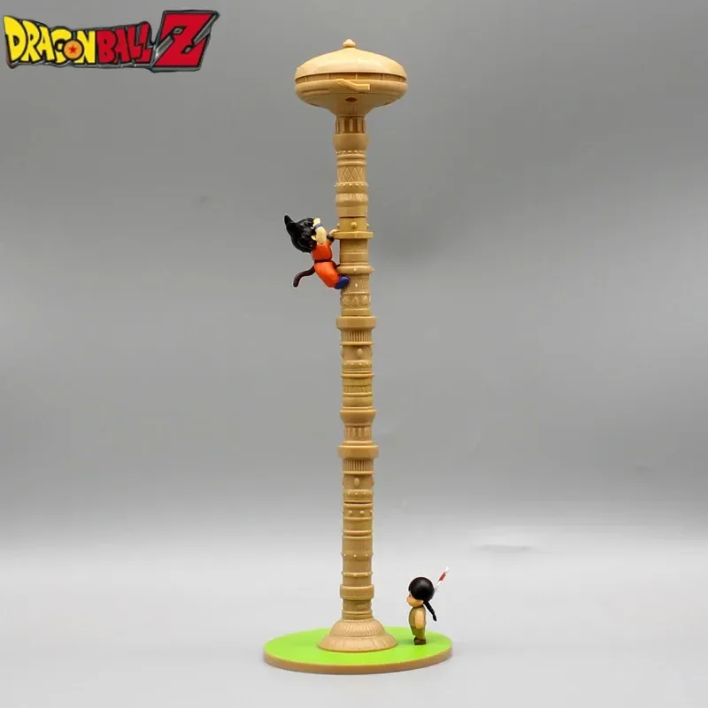 35cm Dragon Ball Gt Anime Figures Gk Karin Tower Action Figure Son Goku Scenes - £26.29 GBP