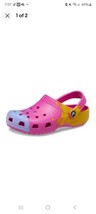  Crocs CLASSIC OMBRE Multi Color Clogs Men&#39;s Size 9 Womans 11 - £33.09 GBP