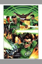 11x14 Inch SIGNED Neal Adams DC Comic Art Print Green Lantern Corps Hal John Guy - £38.80 GBP