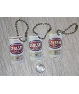 3 Genesee Beer And Cream Ale Keychain Fob Double Sided Advertising Colle... - £8.05 GBP