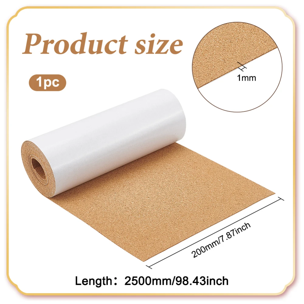 1 Roll 6m Cork Insulation for Coaster Wall Decoration Party and -AECH03-... - €12,64 EUR