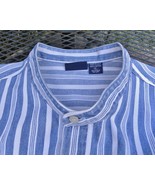 Vintage USA BonHomme Postboy DENIM Cowboy Shirt- Real Striped Denim Mens XL - €43,37 EUR