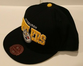 NWT NFL Pittsburgh Steelers  Mitchell & Ness Fitted Black Arch Hat Size 8 - £39.95 GBP
