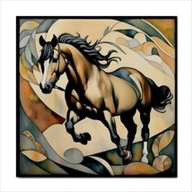 Horse  Running Ceramic Tile Decorative Backsplash Wall Art Nouveau - £12.16 GBP