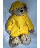 TY BEANIE BABY GORDON PLUSH BEAR 1993 PVC YELLOW RAINCOAT Tag Cover Exce... - €8,89 EUR