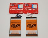 Lot of two New Oklahoma State Cowboys OSU NCAA Team Ornament  - $12.86