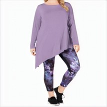 allbrand365 designer Ideology Womens Plus Size Long Sleeves Top,Purple,1X - £36.72 GBP