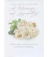 On The Loss of Your Mother A Message of Sympathy- Sympathy Greeting Card... - $51.04 MXN