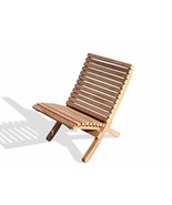 Windsor&#39;s Premium Plantation Teak Beach Chair, Portable 2 Piece Nesting ... - $159.99