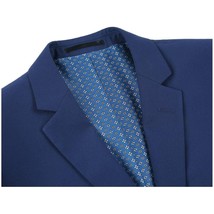Men RENOIR suit Solid 2 Button Business Formal All Purpose Slim Fit 201-20 Blue image 6