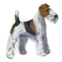 An item in the Crafts category: Amazing Custom Dog Portraits[Wirehaired Fox Terrier] Embroidered Iron On/Sew Pat