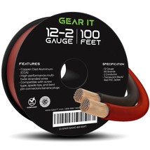 GearIT Pro Series 12 Gauge (2 x 4mm) Speaker Wire Cable (30.4 Meters / 1... - $53.99