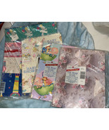 Lot Vintage American Greetings BABY SHOWER INFANT GIFT WRAPPING PAPER at 20 - $16.49