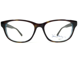Vera Bradley Eyeglasses Frames Caitlyn Java Floral JFL Brown Blue 52-16-135 - £31.00 GBP
