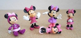 Disney Minnie Mouse Lot of 5 PVC Mini Figurine Toys - £7.31 GBP