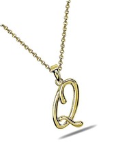 Yellow Gold Flashed Sterling Silver Initial for - $91.68