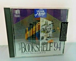 Microsoft Home Bookshelf &#39;94 CD Software 1994 Multimedia Reference Library - £8.72 GBP
