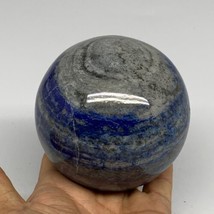 2.4 lbs, 3.5&quot; (87mm), Lapis Lazuli Sphere Ball Gemstone @Afghanistan, B3... - £281.52 GBP