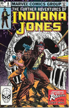 The Further Adventures of Indiana Jones Comic Book #8 Marvel 1983 NEAR MINT NEW - £4.00 GBP