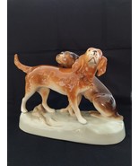 Antique Porcelain Royal Dux Hunting Dogs / Hounds - £117.55 GBP