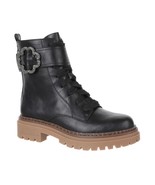 new SAM &amp; LIBBY Womens SAMANTHA EMBELISHED BOOTS sz 9 black Combat Booti... - €33,74 EUR