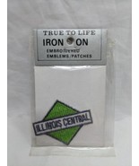 Vintage Illinois Central Embroidered Iron On Patch 2&quot; - £17.12 GBP