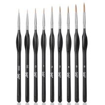 Fine Detail Miniature Paint Brushes Set - 9 Pcs Model Paint Brush Set for Miniat - $16.82