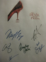 The Devil Wears Prada Signed Movie Film Screenplay Script X6 autographs Meryl St - £15.97 GBP
