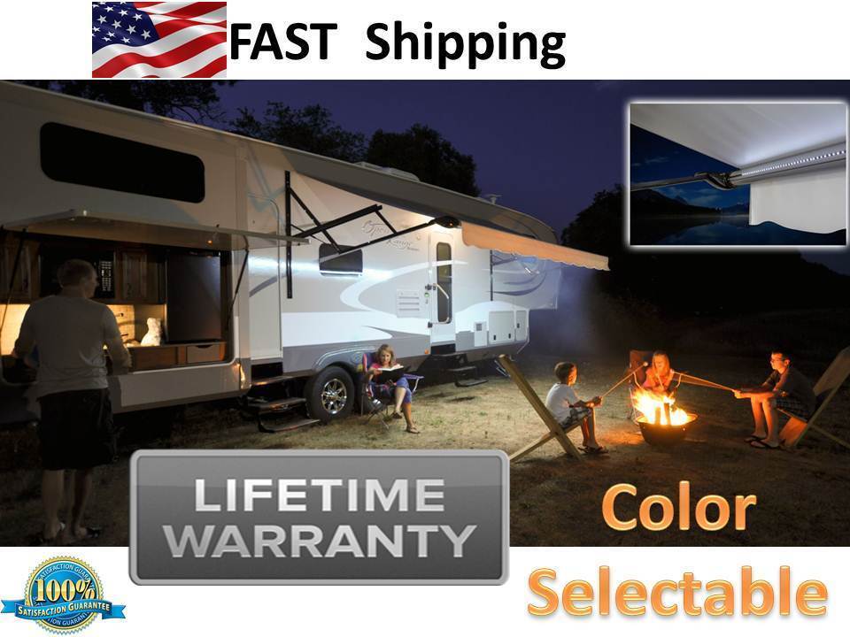 RV porch light color changing