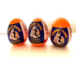 MARVEL LOONEY TUNES SET of 3 plastic Surprise egg FREE SHIP - £11.67 GBP