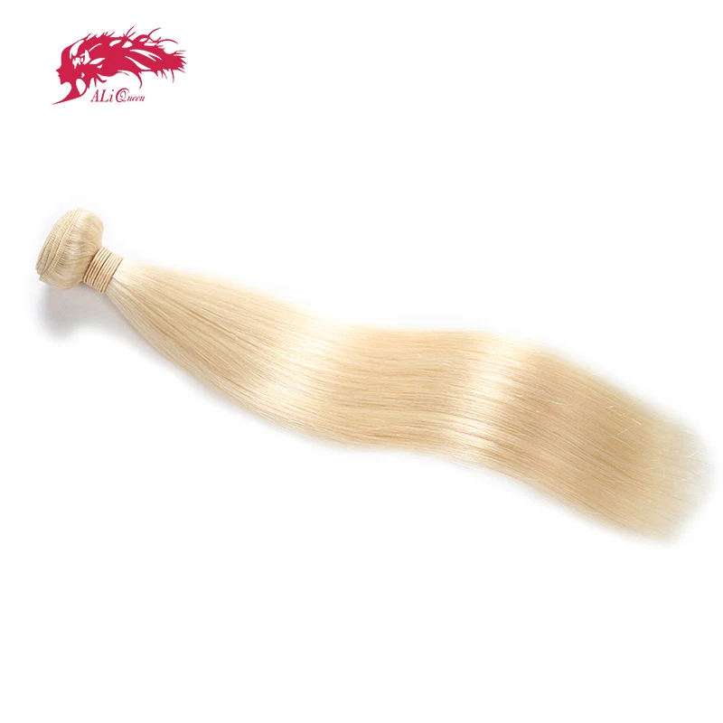 Straight Human Hair Bundles for Women Ali Queen Honey Blonde Virgin Human Hair - £31.87 GBP+
