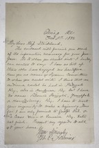 Gilbert H. Lornier Autographed Signed Vintage 1885 Hand-Written Letter -... - $39.99