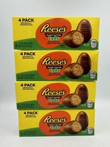 REESE&#39;S Milk Chocolate Peanut Butter Creme Eggs Candy Easter 4 Boxes 16 Pcs - $24.04