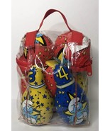 NEW Smurfs Bowling Set Kelly Toy Soft Vinyl Ball Pins Peyo 2013 PVC Sports - $377.67 MXN