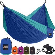 Gorilla Grip Durable Portable Camping Hammock, Holds 400Lbs With Heavy, ... - £27.74 GBP