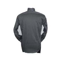 Men Shirt J.Valintin Turkey-Usa 100% Egyption Cotton Axxess Style 1594-14 Black image 9