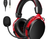 Gaming Headset For Ps5 Ps4 Pc Xbox One Switch, Removable Noise Cancellin... - $43.69