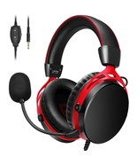 Gaming Headset For Ps5 Ps4 Pc Xbox One Switch, Removable Noise Cancellin... - £36.76 GBP