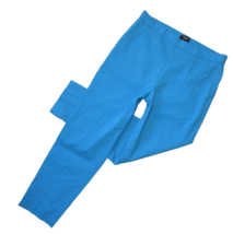 NWT Theory Basic Pull On in Capri Blue Eco Crunch Linen Stretch Ankle Pants 6 - $92.00