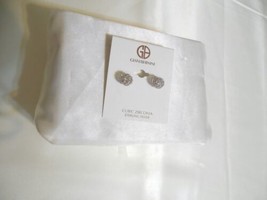 Giani Bernini 3/8&quot;Sterling Silver Cubic Zirconia Fireball Stud Earrings ... - £26.42 GBP