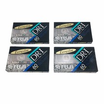 NEW! Fuji DR-I Audio Cassette Tapes 60 Minute Extra Slim Blank Media Lot of 4 - £18.61 GBP
