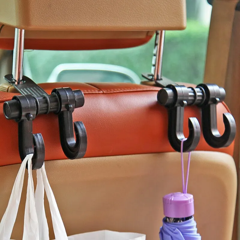Universal Car Seat Back Hook Storage Hanger Car Vehicle Back Seat Organizer - £9.41 GBP