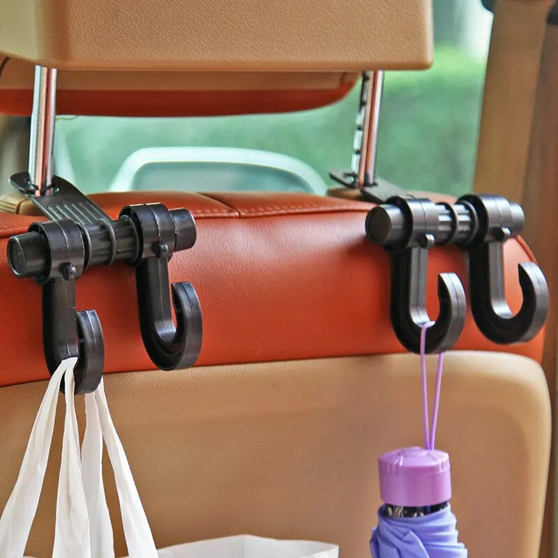 Universal Car Seat Back Hook Storage Hanger Car Vehicle Back Seat Organizer - £9.05 GBP